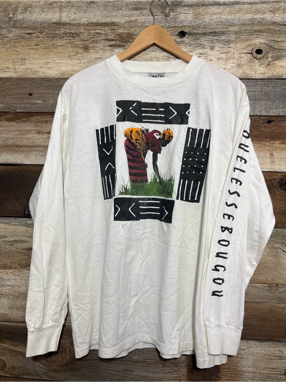 Vintage Oneita white cotton tee